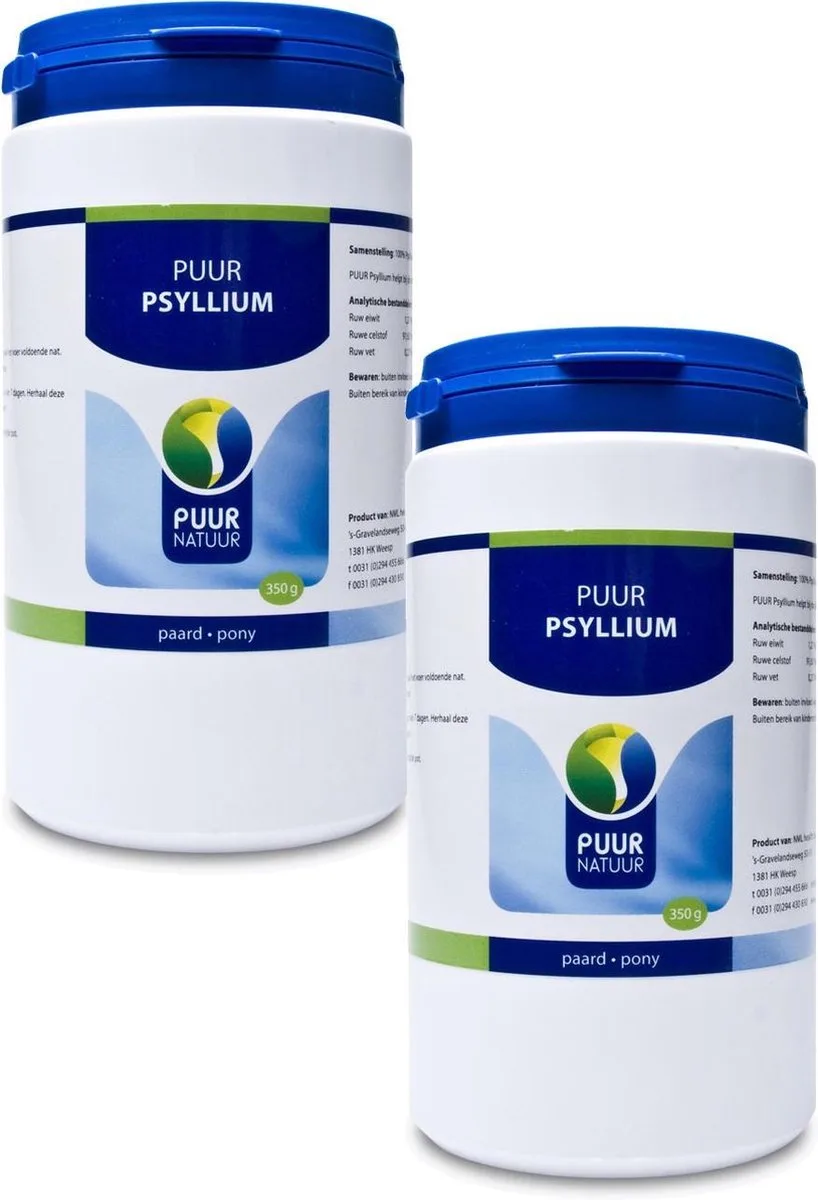 Natuur Psyllium Paard - Anti insect - 2 x 350 g de Puur – photo produit