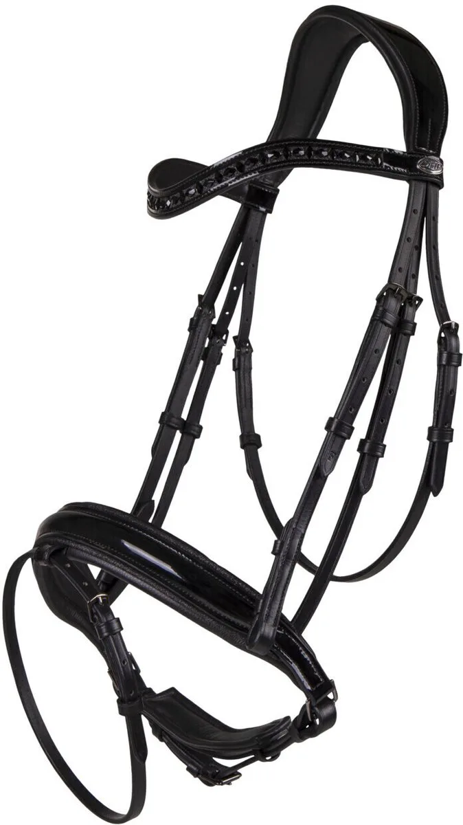 Anatomisch hoofdstel QHP Arleth von QHP in Schwarz – Produktfoto