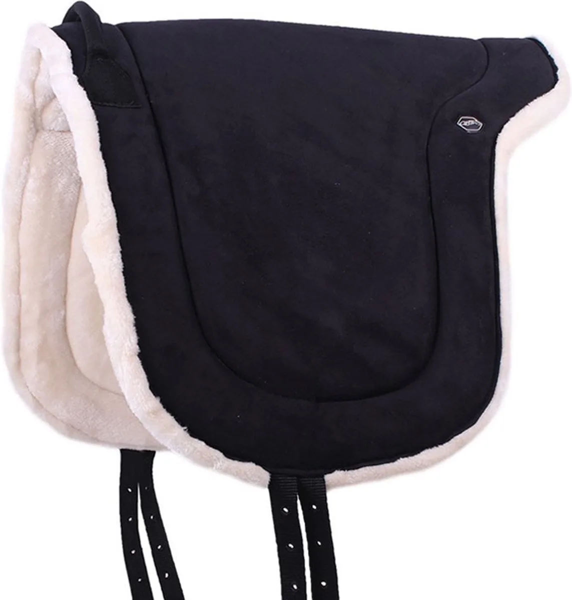Bareback pad - Pony van QHP in Zwart – productfoto