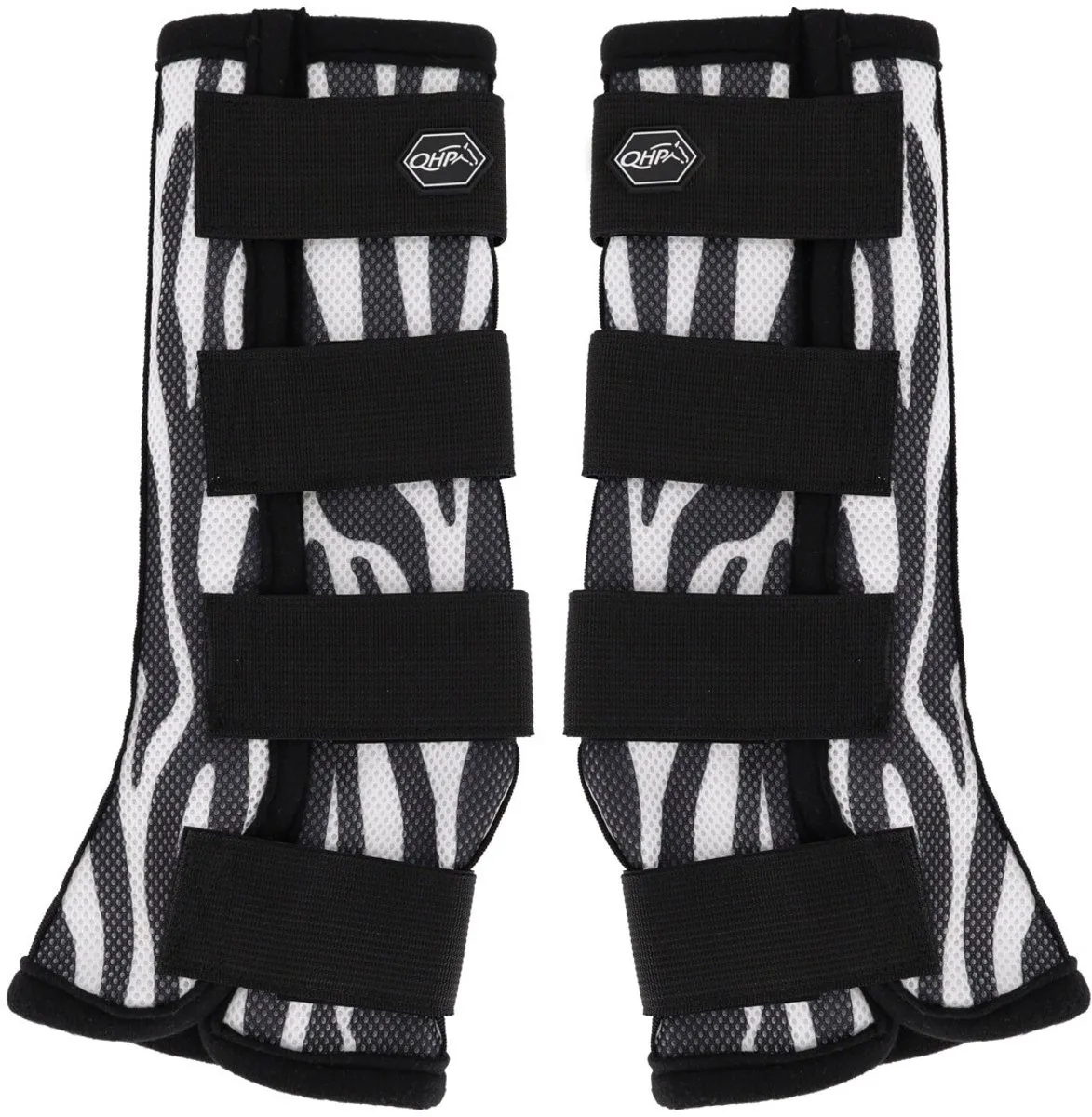 Beenbeschermers Anti-Vlieg - Maat Full de QHP en Zebra – photo produit