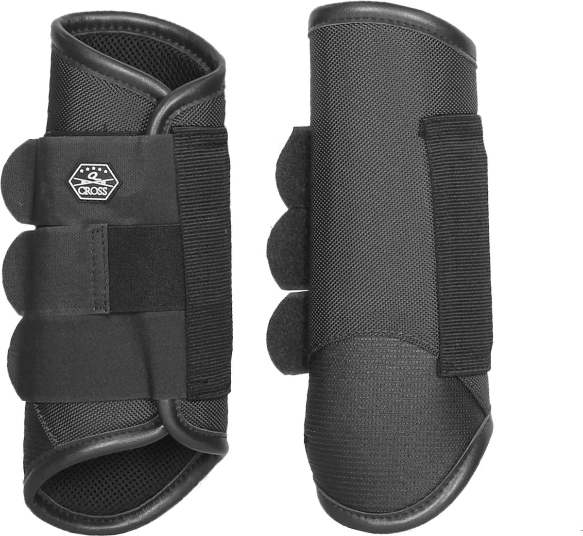 Beenbeschermers Qhp Eventing Achter van QHP in Zwart – productfoto