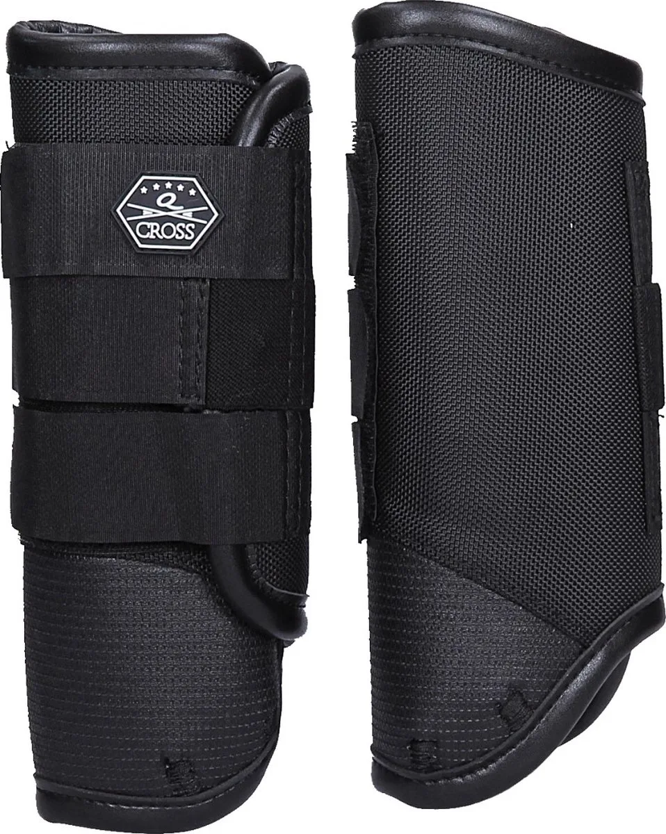 Beenbeschermers Qhp Eventing Voor van QHP in Zwart – productfoto