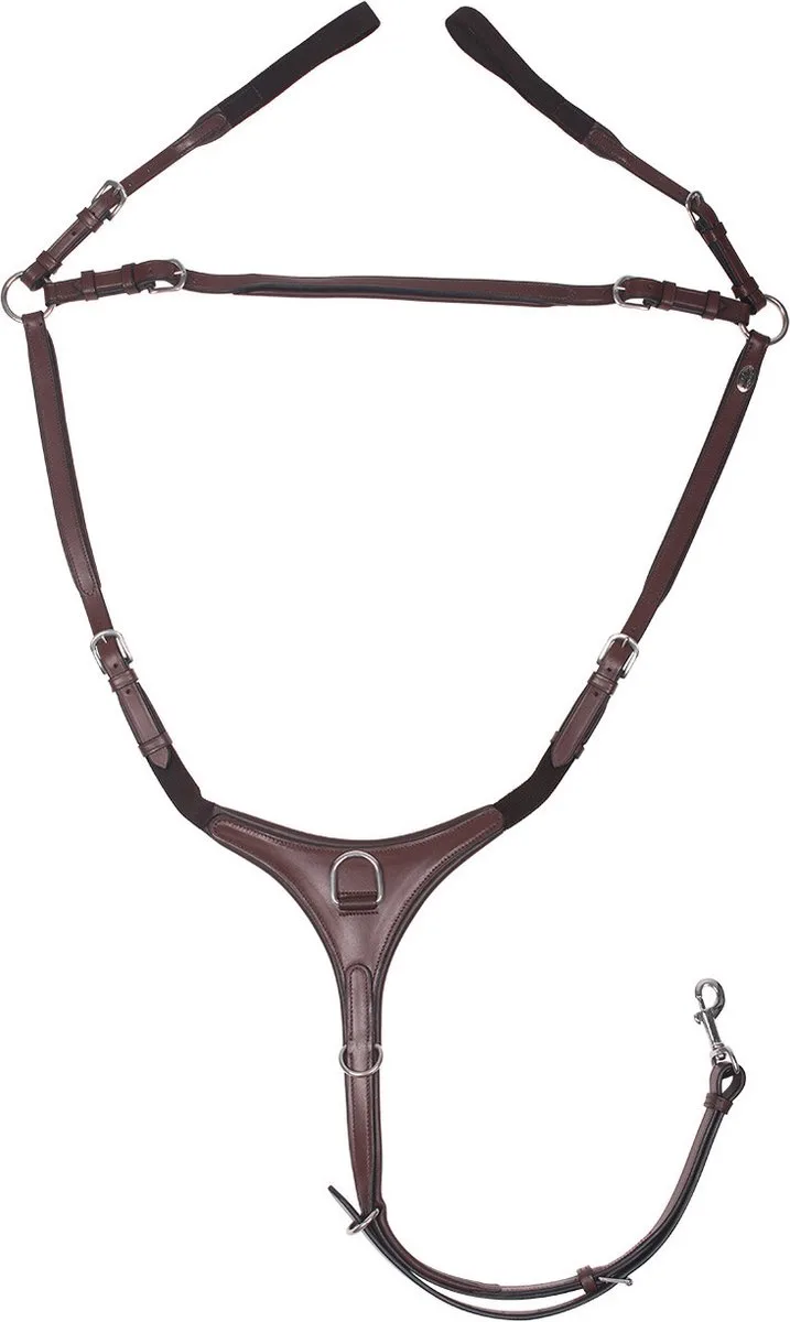 Borsttuig Luxury Bruin - Full | Teugels paard de QHP – photo produit