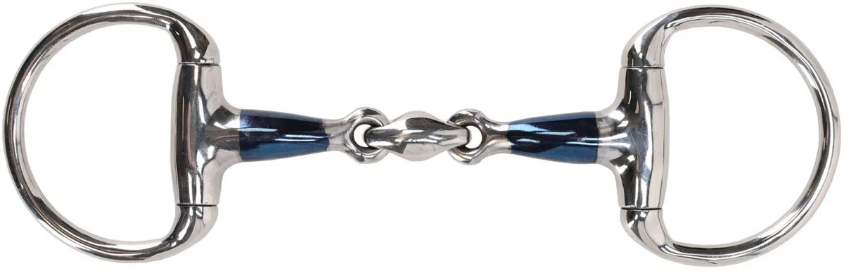 Bustrens Dubbel Gebroken Anatomisch 14 mm Sweet Iron - 14,5 van QHP in Blauw – productfoto
