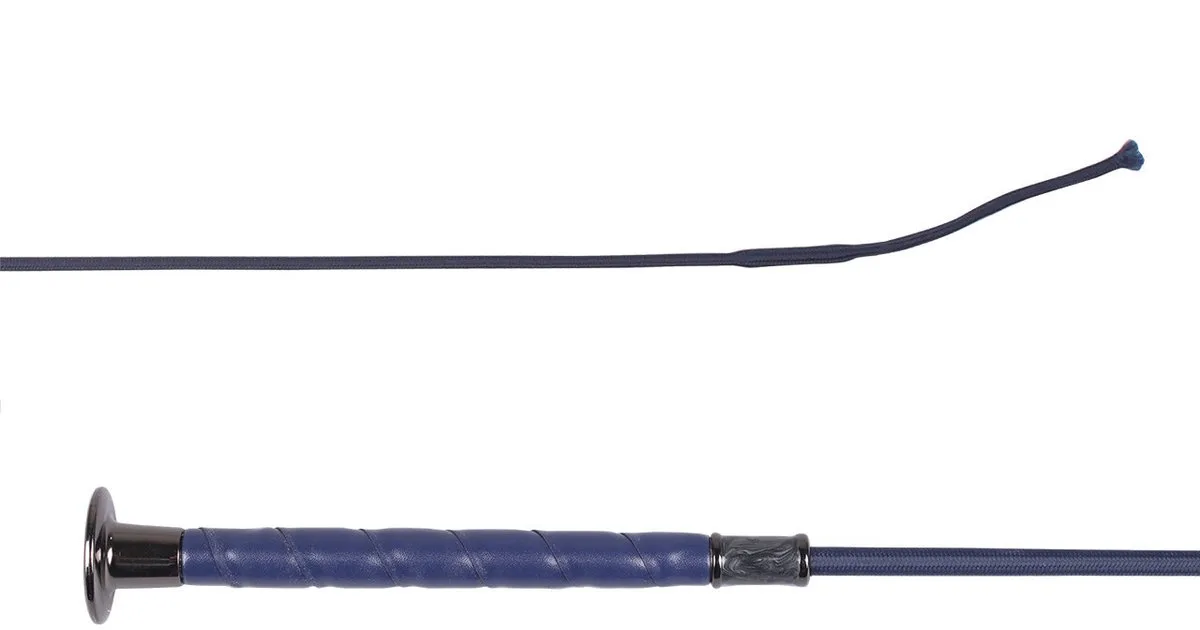 Dressuur zweep QHP Dashing van QHP in Marine – productfoto
