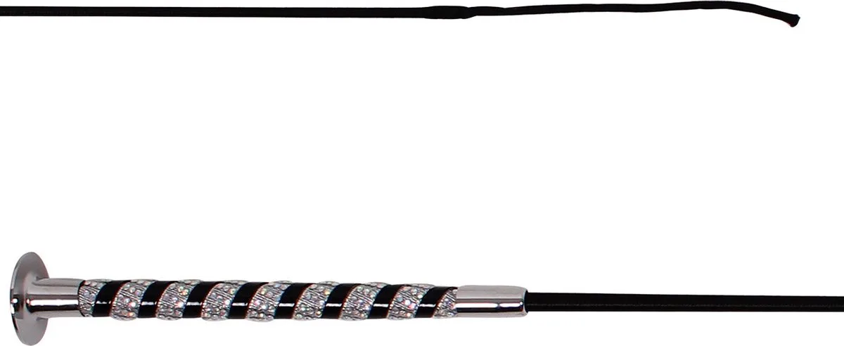 Dressuurzweep Crystal - 90cm de QHP en Noir – photo produit
