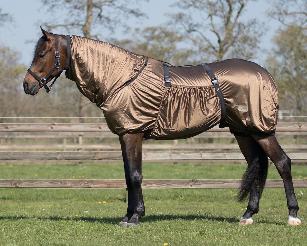 Eczeemdeken - maat 90/125 de QHP en Marron – photo produit