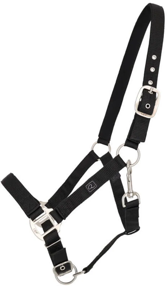 Gevoerd QHP Halster - Cob by QHP in Black – product photo