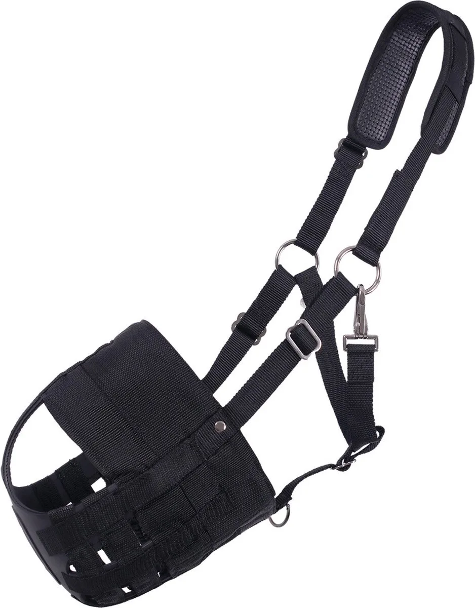 Graasmasker met Neusgaten - Shet de QHP en Noir – photo produit