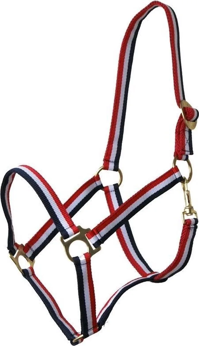 Halster Rood/Wit/Blauw Full by QHP in Red, White, Blue – product photo