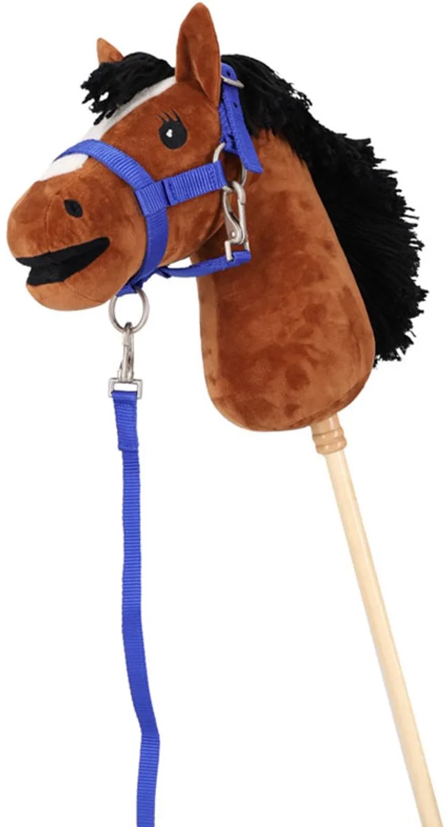 Halsterset Hobby Horse Kobaltblauw - One size de QHP en Bleu – photo produit