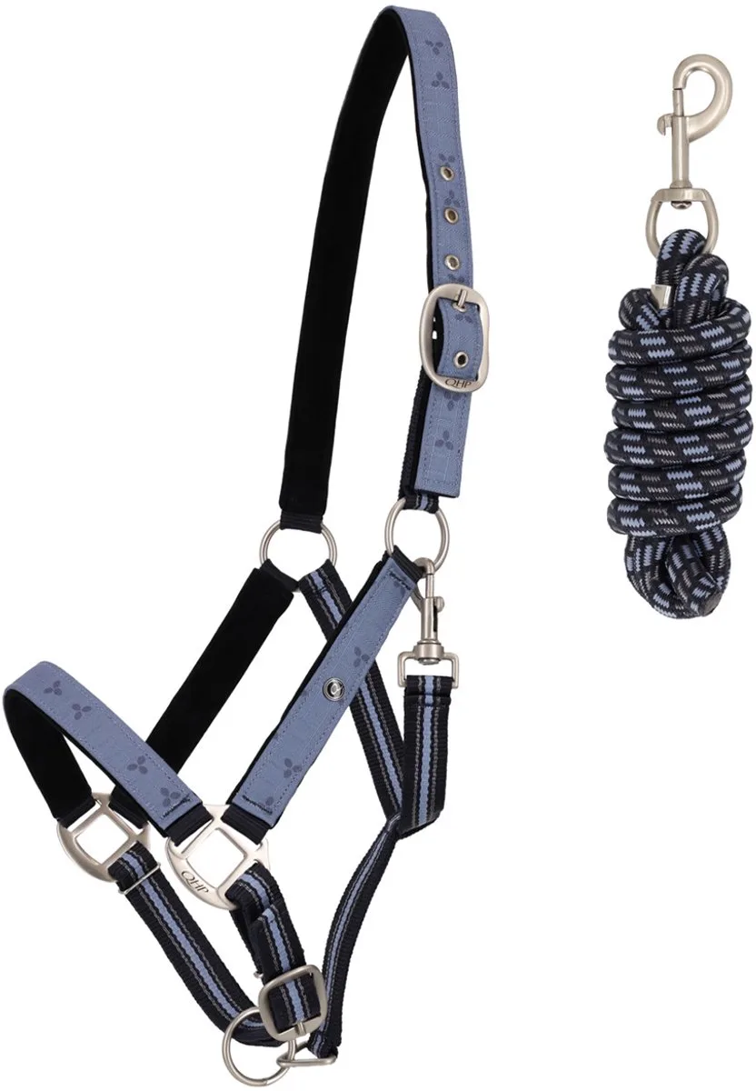 Halsterset Qhp Collection de QHP en Bleu clair – photo produit