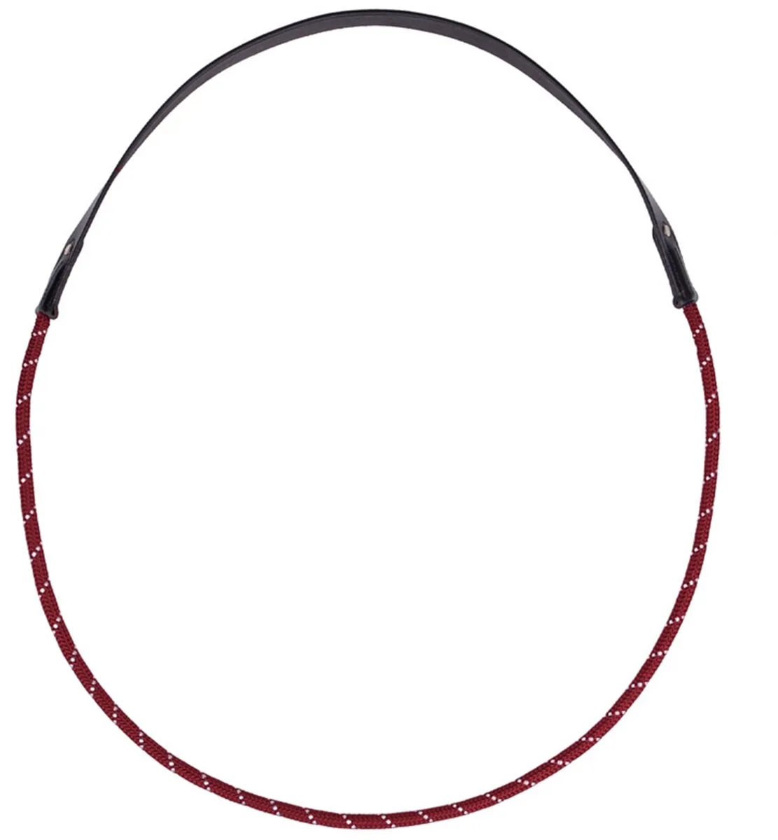 HALSTOUW LEER van QHP in Rood – productfoto