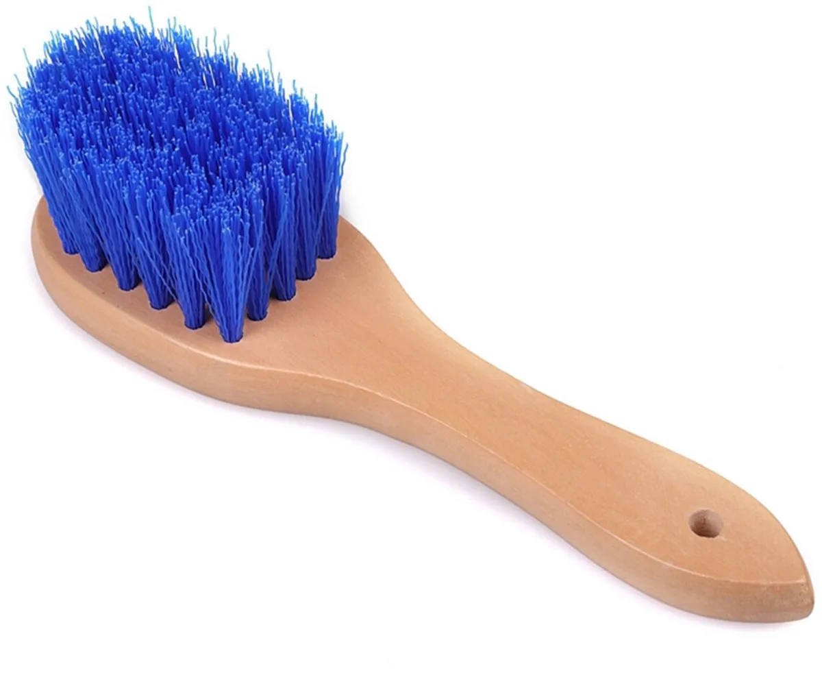 Hoefborstel Color Kobaltblauw - One size van QHP in Blauw – productfoto
