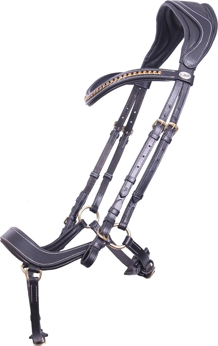 Hoofdstel Devi - Cob by QHP in Black – product photo