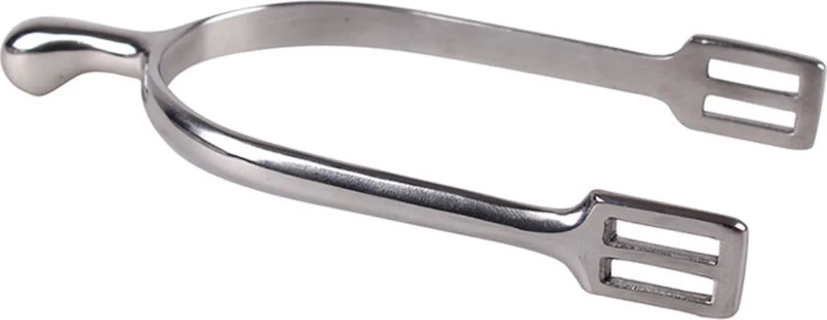 Knopsporen RVS - 30 MM van QHP in Zilver – productfoto