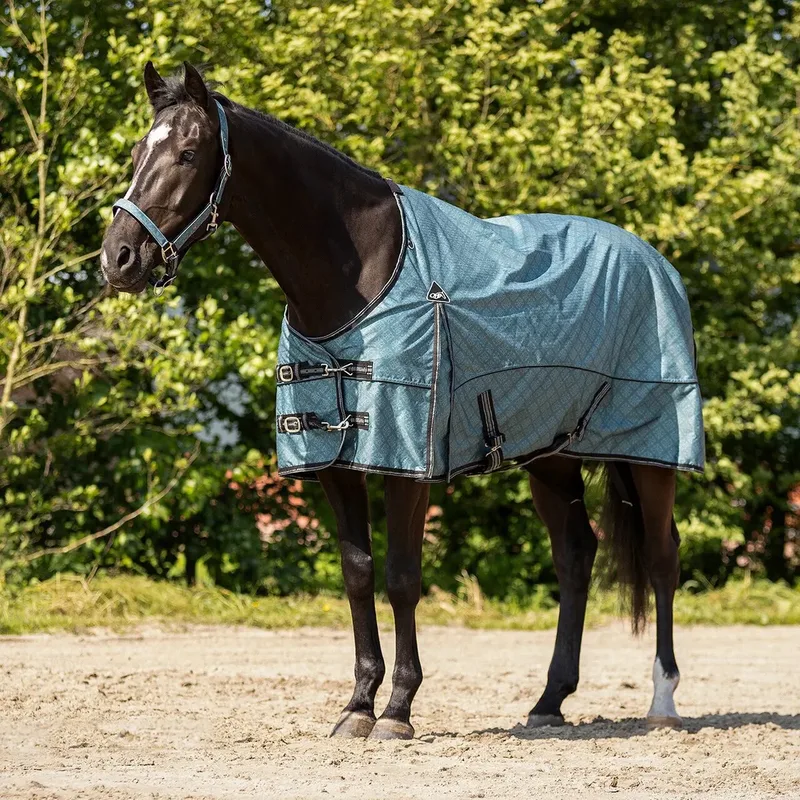 Outdoor paardendeken QHP de QHP en Palmgroen – photo produit