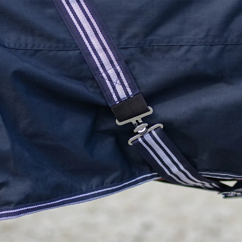 Outdoordeken Qhp Turnout Luxe 100gr - 155/205 de QHP en Bleu foncé – photo produit
