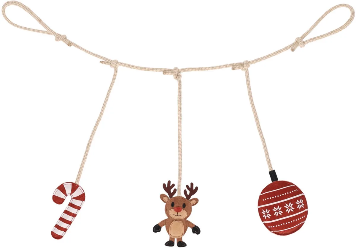 Paardenspeelgoed boxhanger gift box Kerst Rudolf von QHP – Produktfoto