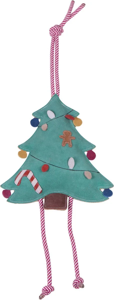 Paardenspeelgoed - Kerst - Stal maatje - Kerstboom van QHP in Groen – productfoto
