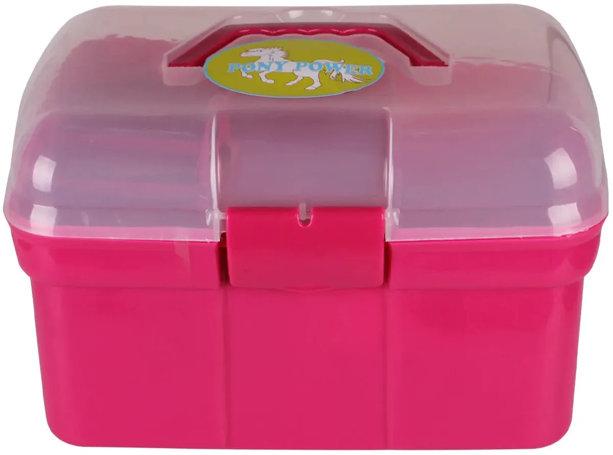 Pony Power Poetskist - Gevuld - 8 delig de QHP en Fuchsia – photo produit