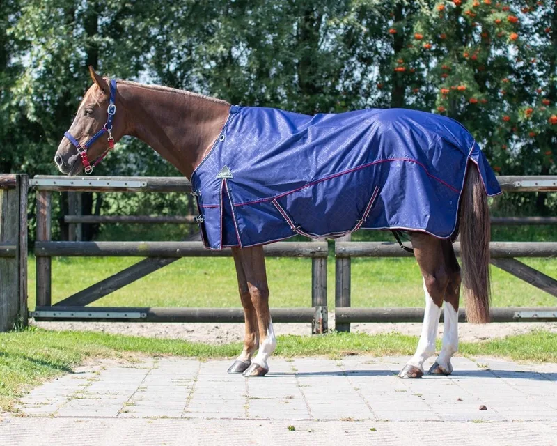 Regendeken de luxe 0 gram met fleecevoering Kraftwork -165 de QHP en Bleu – photo produit