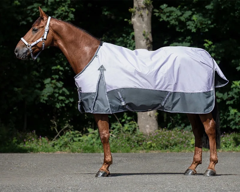 Regendeken de luxe turnout 0 gram Lavender-175 by QHP in Grey – product photo