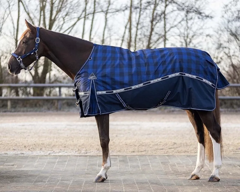 Regendeken Turnout met Fleece Collection - maat 145/195 by QHP in Estate – product photo