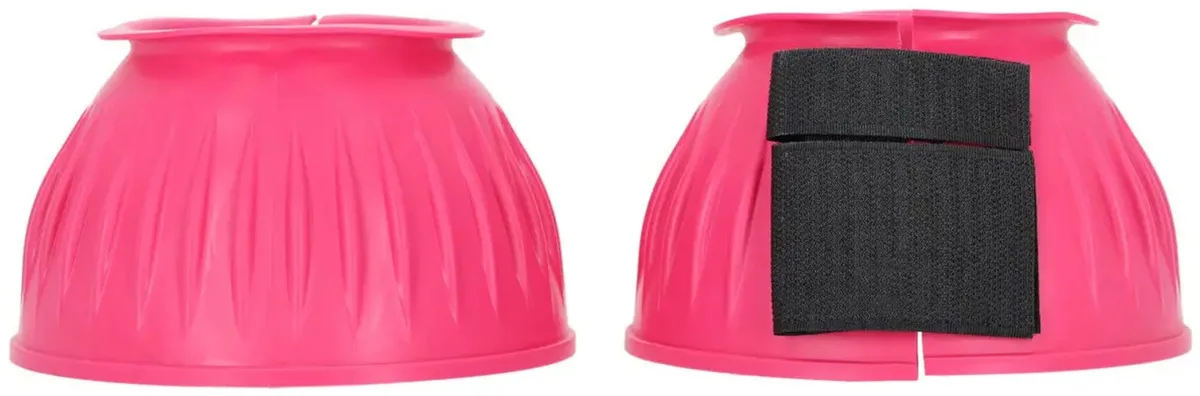 Rubberen paardenbellen QHP de QHP en Fuchsia – photo produit
