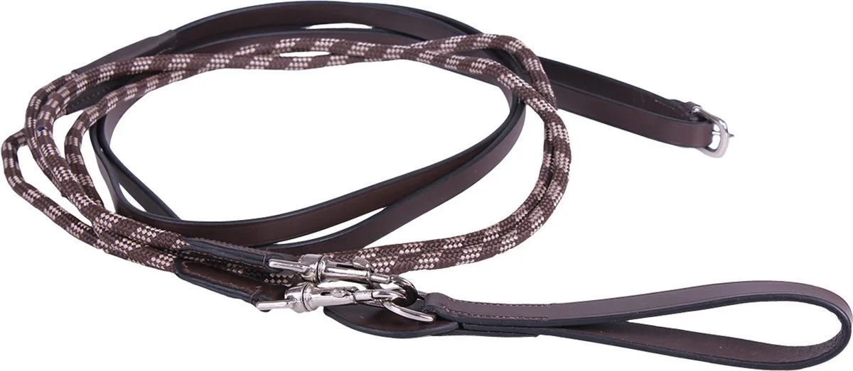 Slofteugels Luxe - paard van QHP in Bruin – productfoto