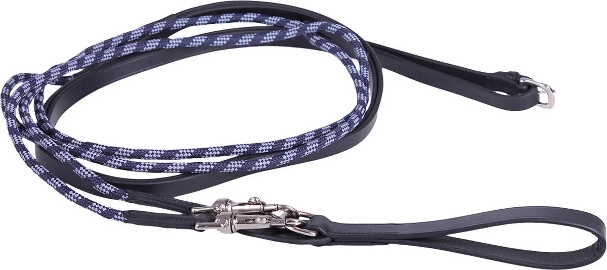 Slofteugels Luxe - pony by QHP in Black – product photo