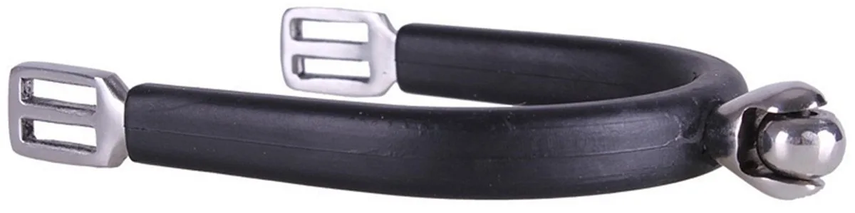 Sporen Met Roller En Rubber - 20 MM van QHP in Zilver – productfoto