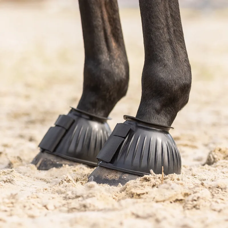 Springschoenen rubber Black - XL | Springschoenen by QHP in Black – product photo