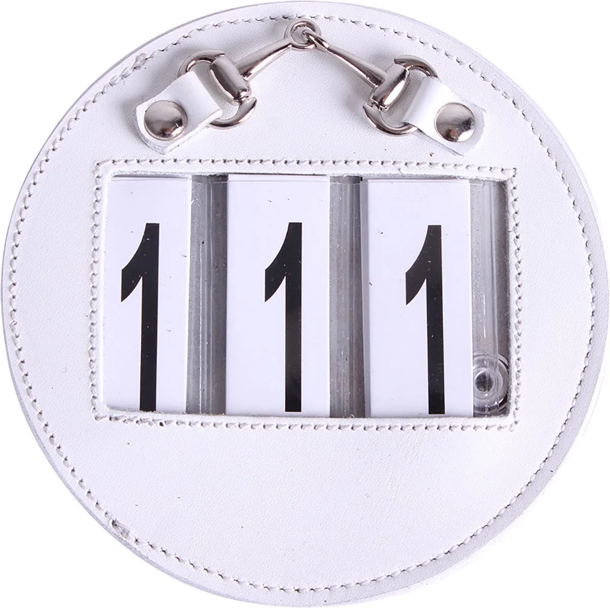 Startnummer Ricki Wit/Zilver - One size size by QHP in White-Silver – product photo