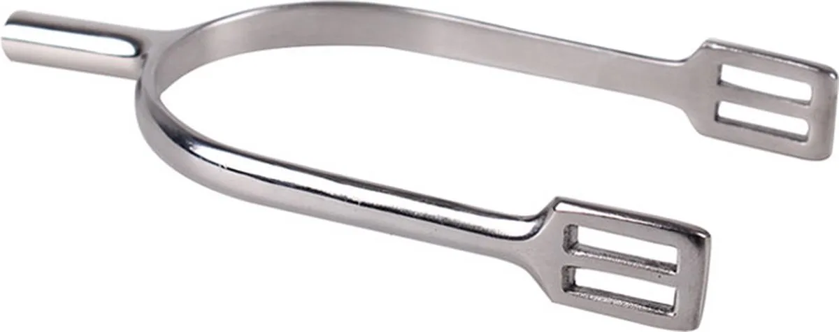 Stompe Sporen RVS - 40 MM van QHP in Zilver – productfoto