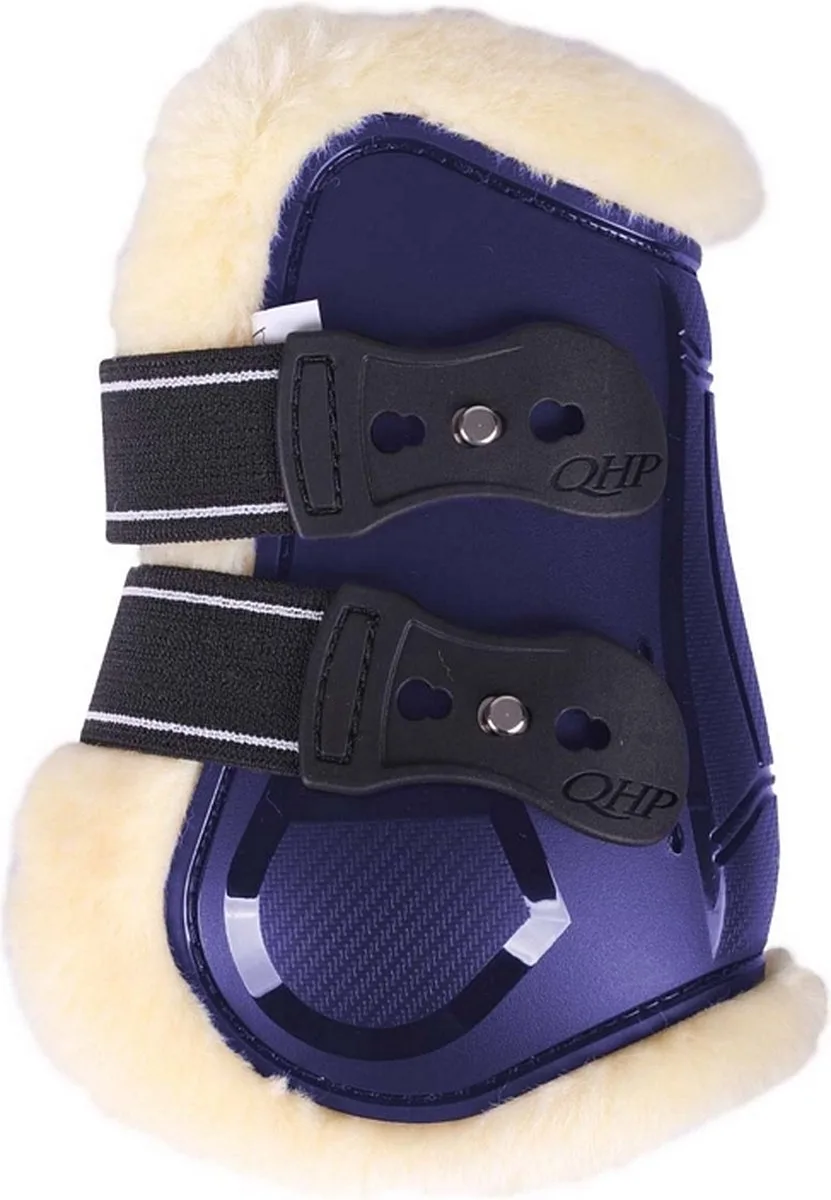 Strijklappen Ontario - maat Cob by QHP in Dark blue – product photo
