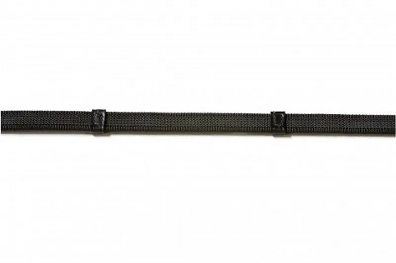 Teugel Antislip met stops - Brown - Full by QHP in Donker bruin – product photo