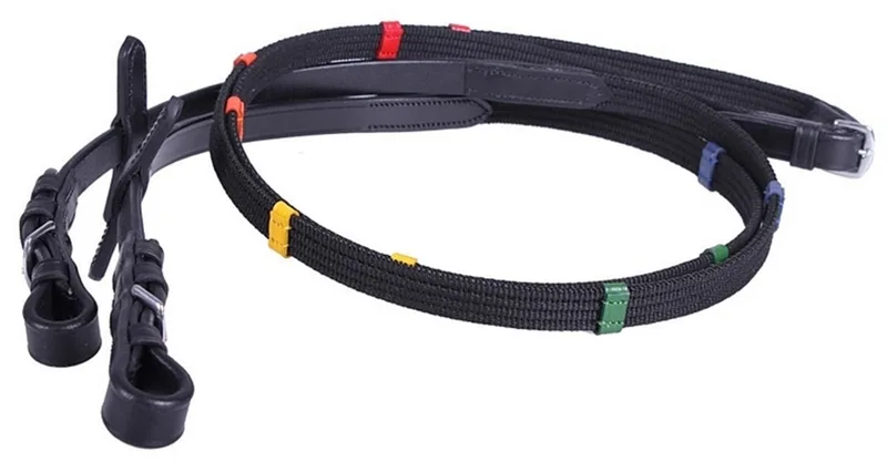 TEUGEL GEKLEURDE STOPS by QHP in Black – product photo