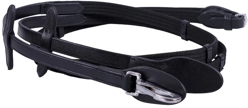 Teugels Webband Met Clip - pony by QHP in Black – product photo