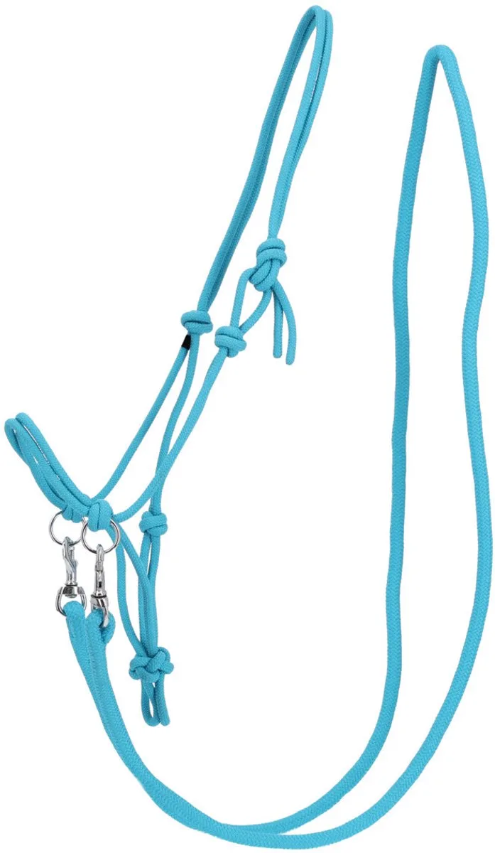 Touw Halster SKY Full met Leidsels by QHP in Blue – product photo