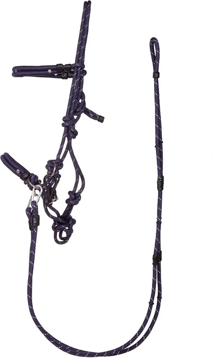 Touwhalsterset Multifunctioneel Navy - SHET de QHP en Bleu – photo produit