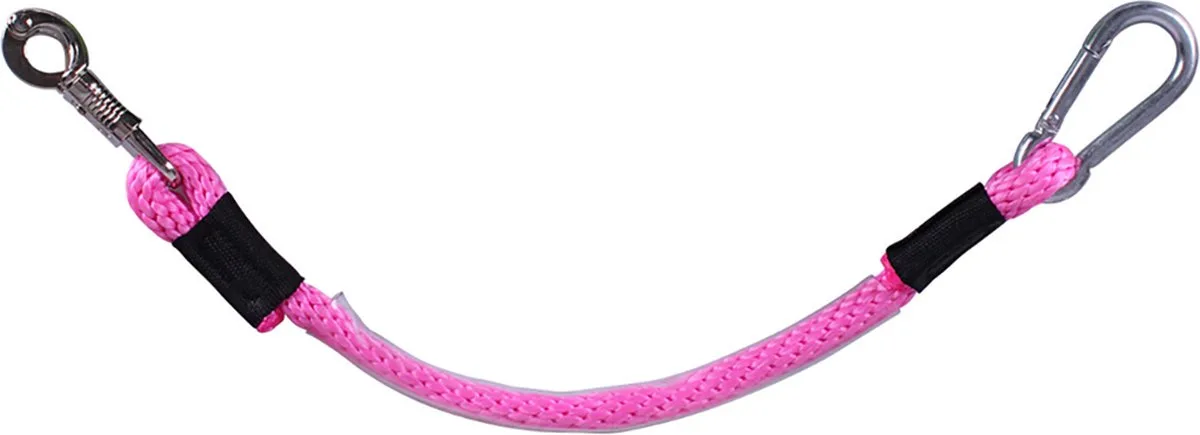 Trailerlijn 90 cm Fuchsia - One size van QHP in Donkerroze – productfoto