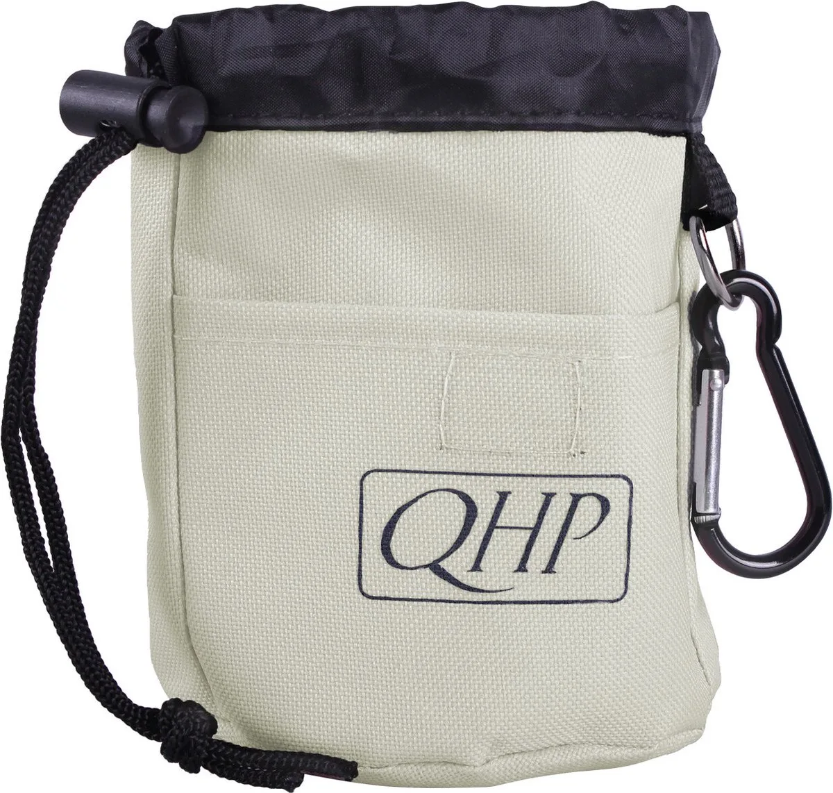 Treat Bag - Beloningstasje - Zwart by QHP in Grey – product photo
