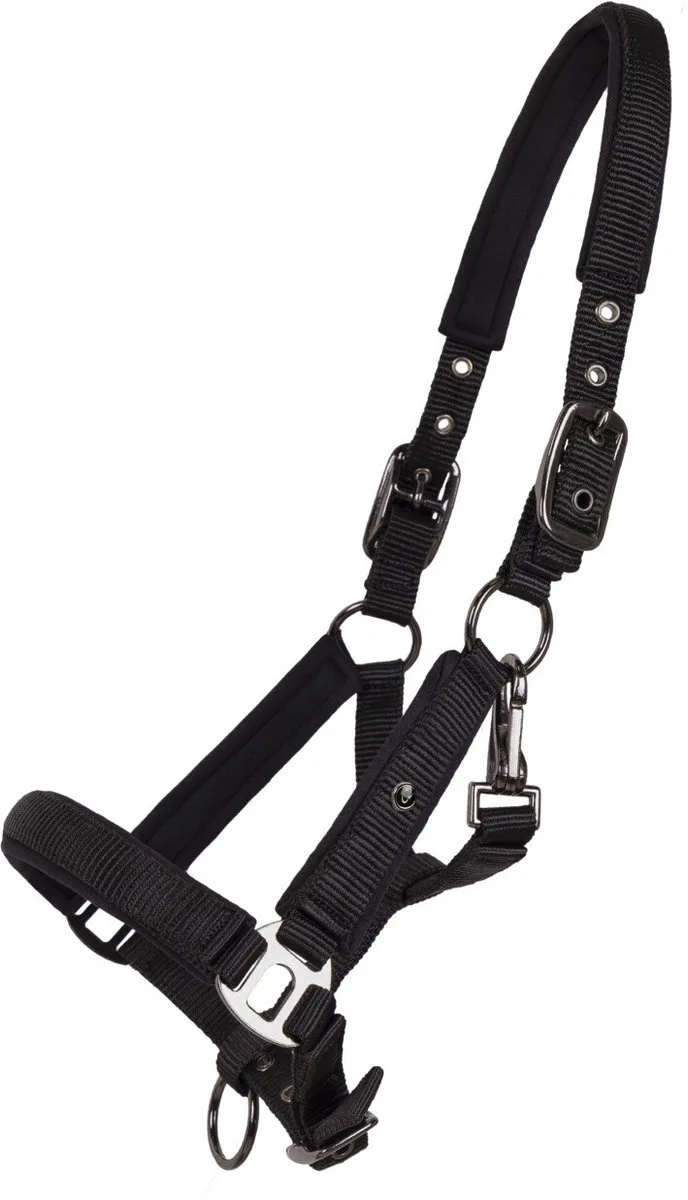 VEULENHALSTER DELUXE de QHP en Noir – photo produit