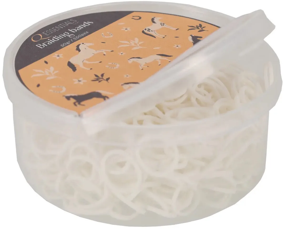 Vlechtbanden QHP 50g by QHP in White – product photo