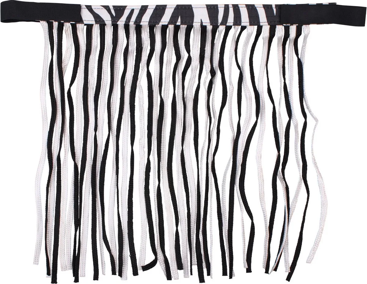 Vliegenfrontriem - Pony van QHP in Zebra – productfoto