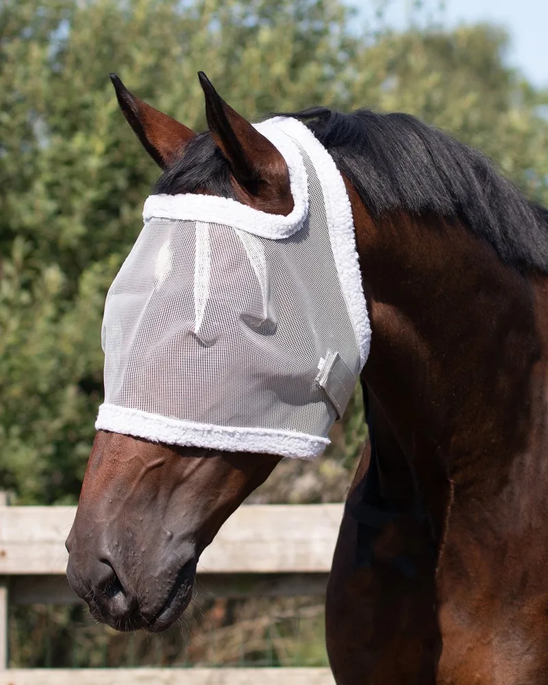 Vliegenkap zonder oren Black - Extra Full - Vliegendeken de QHP en Noir – photo produit