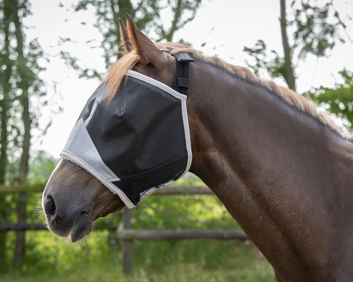 Vliegenmasker Qhp Solaire Grijs - PONY van QHP – productfoto