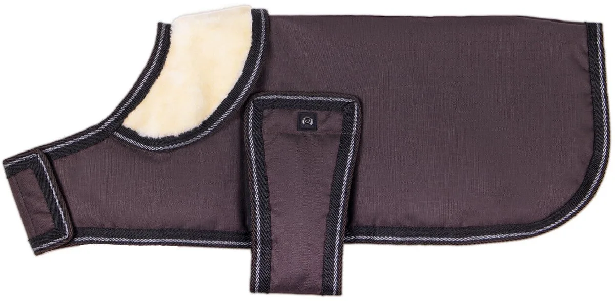 Waterdichte hondendeken QHP collection Crocodile 100g de QHP en Marron – photo produit