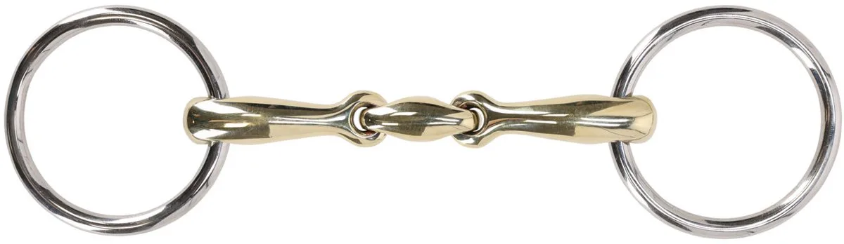Watertrens Dubbel Gebroken Anatomisch 14 mm Argentaan - 10,5 från QHP – produktbild